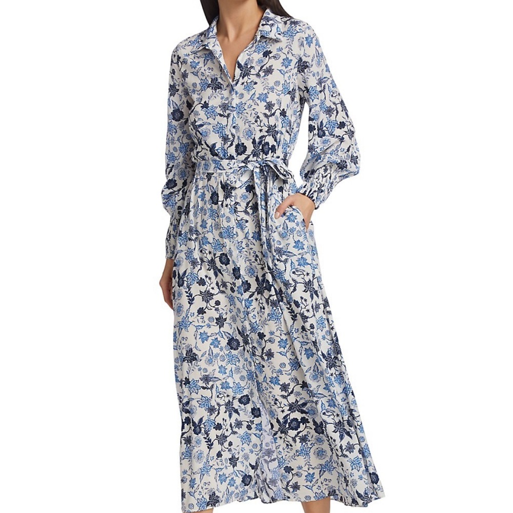 Misa Los Angeles Bettina Long Shirtdress